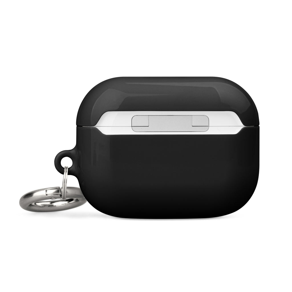 UNCØDED AirPods Pro Gen1 case black protective case back view #group:airpods-pro-gen1-black-red