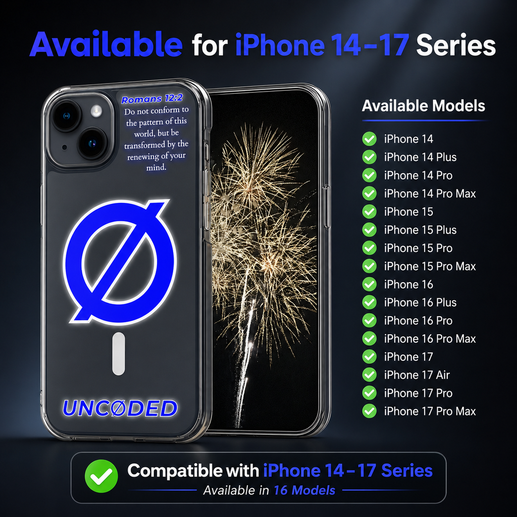 UNCØDED iPhone case model compatibility guide for iPhone 14 through iPhone 17 series #global